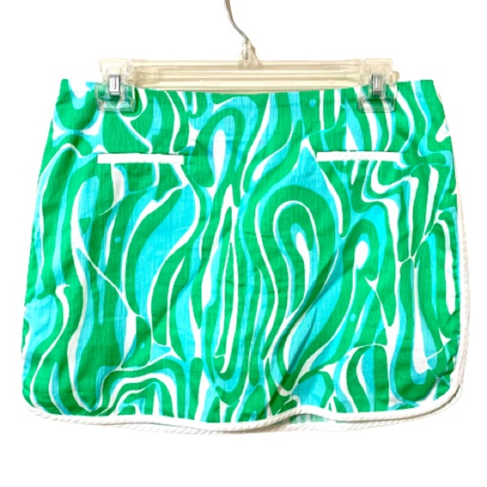 Lilly Pulitzer Skorts - Green/White Size 4